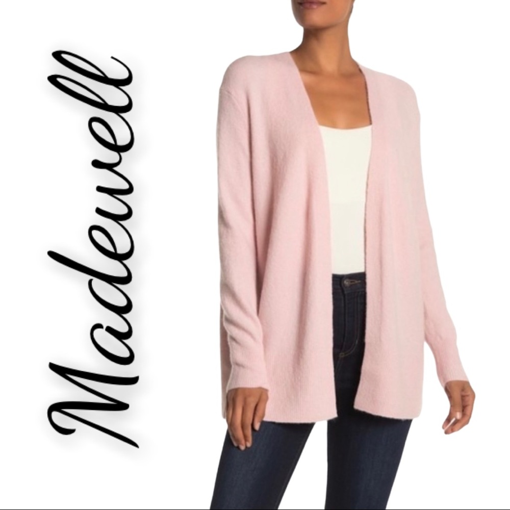 Madewell S open front soft cardigan sweater